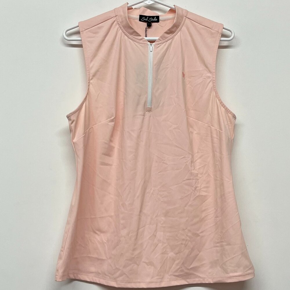 Women's Bad Birdie Rose Quartz Sleeveless Polo